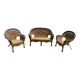 Vintage rattan lounge