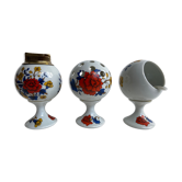Ensemble de briquet porte-cigarettes et cendrier de table