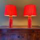 Pair of ceramic table lamps by Uno and Östen Kristiansson by Luxus