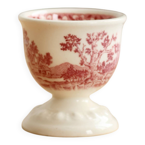 Coquetier vintage porcelaine ivoire Villeroy & Boch Rusticana