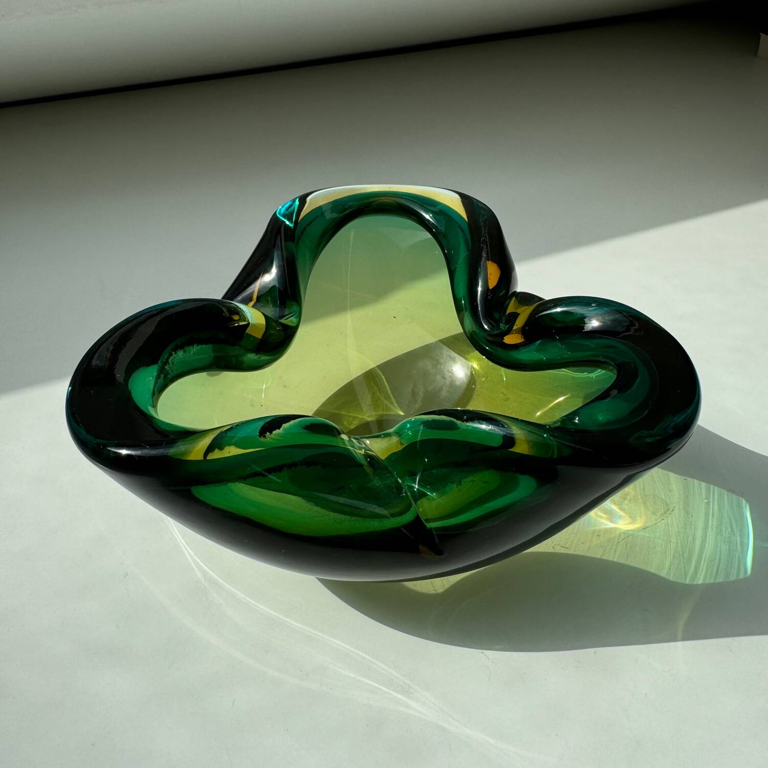Coupe à bijoux en verre de Murano Cedenese
