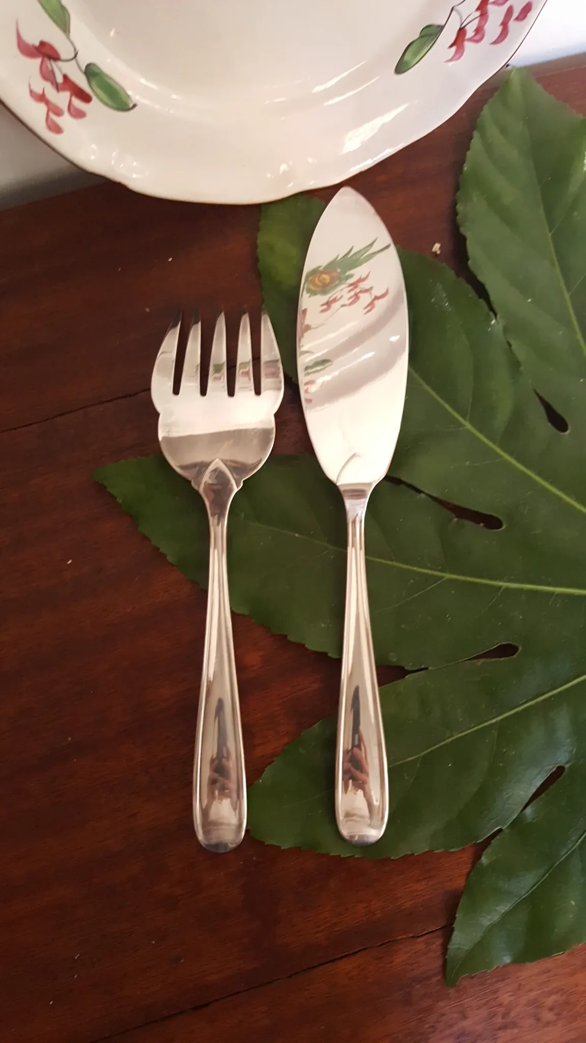 Christofle Fish Service Cutlery Model Dax Silver-Plated Metal 22 - 28 cm
