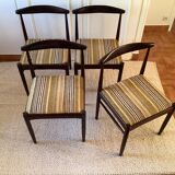 Lot of 4 Scandinavian chairs
