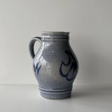 West Germany blue carafe H19.5