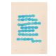 Abstract painting on light blue col.paper signed Eawy