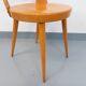 Chaise Mondor vintage de marque Baumann en bois des années 60