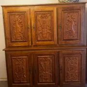 Superb carved oak buffet – Neo-Renaissance style – Exceptional decor