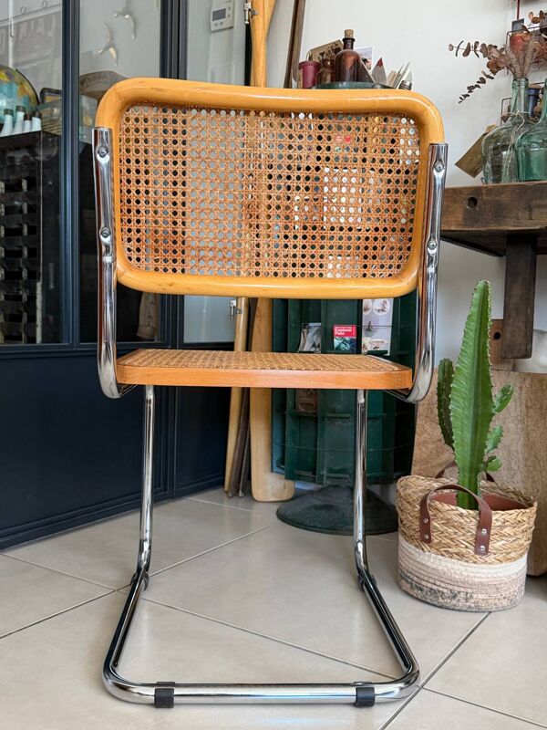 Chaise ''Cesca'' B32 Marcel Breuer – Made in Italy vintage