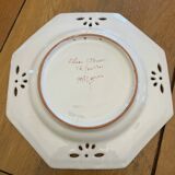 Moustiers porcelain plate