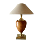 Homemade leather lamp the dolphin