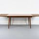 Table à manger en teck AT-312 par Hans J. Wegner pour Andreas Tuck, années 1960