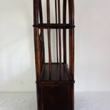 Small vintage rattan shelf