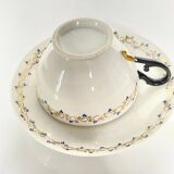 Tasse et sa Sous-Tasse en porcelaine - Vieux Paris - XIXe Siècle