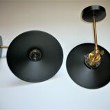 Pair of industrial metal sconces