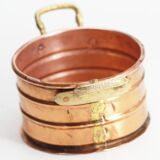 Cache pot en cuivre