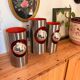 Vintage Triple UFO Orange Wall Light – Oxar 70s