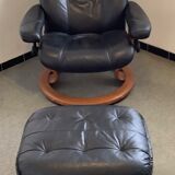 Stressless armchair in vintage black leather