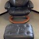 Stressless armchair in vintage black leather