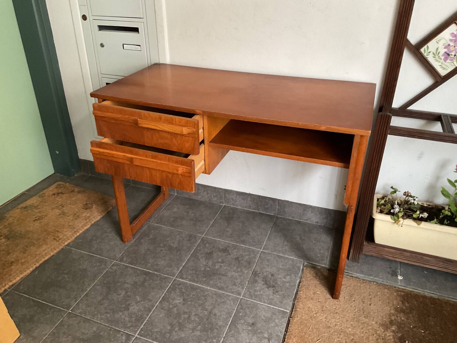 50s wooden desk