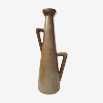 Large vintage sandstone vase (top. 48 cm) Alain Guillard