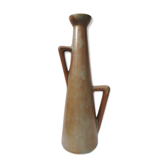 Large vintage sandstone vase (top. 48 cm) Alain Guillard