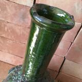 TAMEGROUTE POTTERY VASE IN GLAZED TERRACOTTA