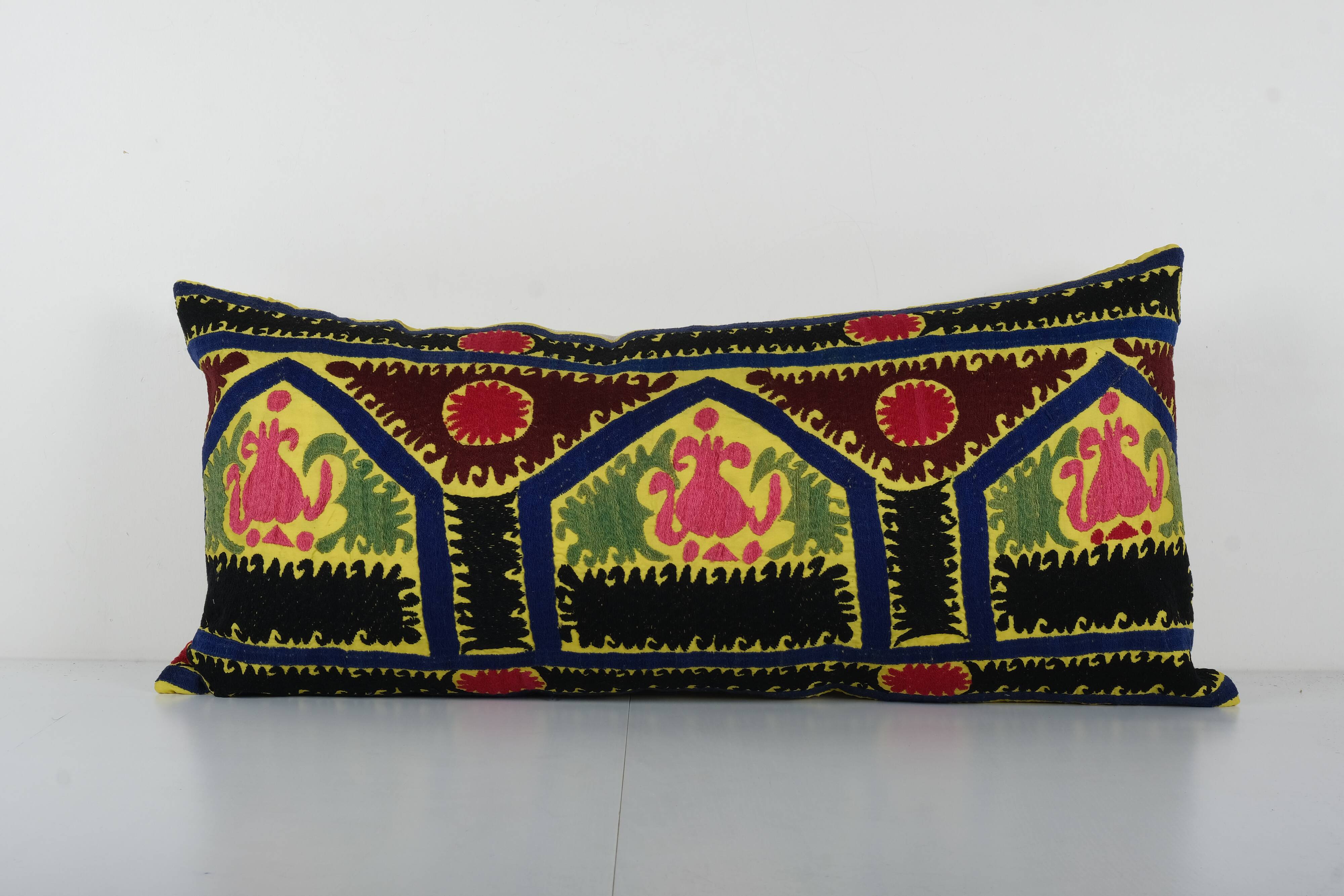 Turkish Suzani cushion cover