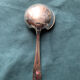 Silver metal cream ladle in very good condition