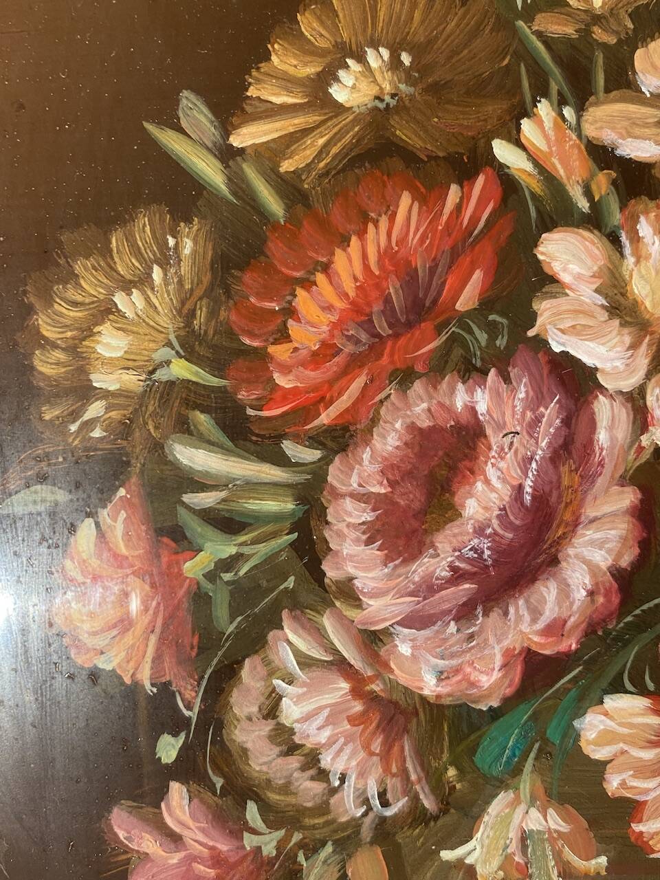 Still life with a bouquet of wild flowers, 20th century, signed