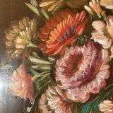 Nature morte au bouquet de fleurs sauvages, XX siècle , signé
