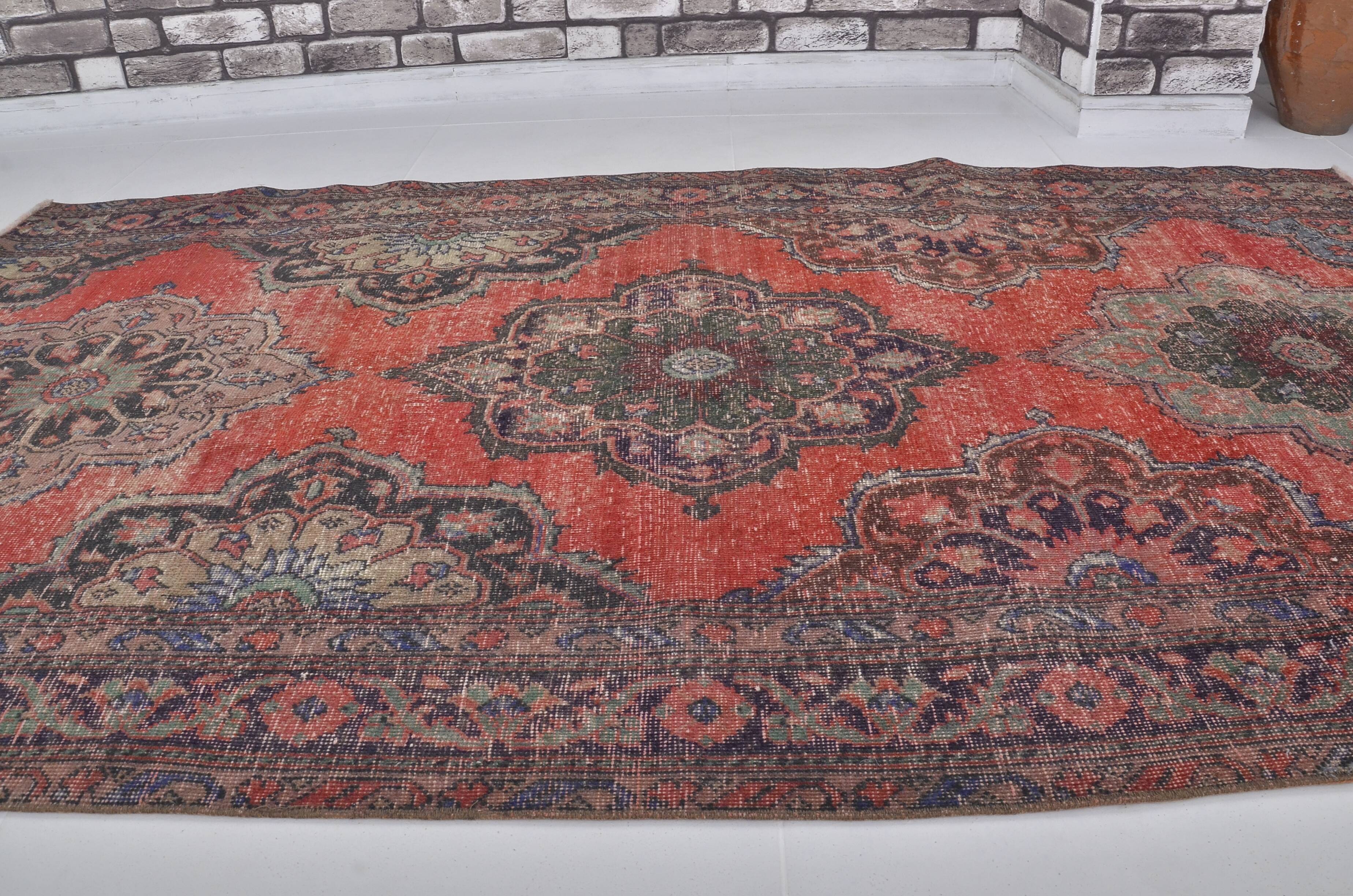 Oushak Anatolian Kurdish Wool Rug sku 1583