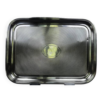 Large Mappin & Webb silver-plated tray 50.5 x 37 cm