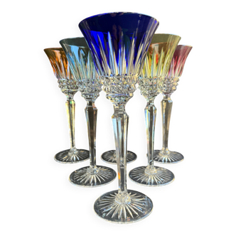 6 Wine Glasses – Double Crystal