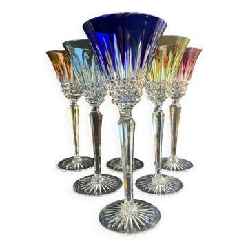 6 Wine Glasses – Double Crystal