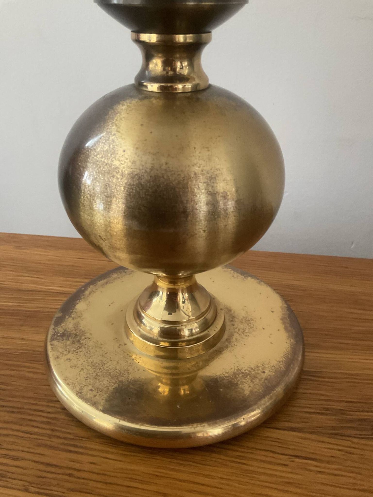 Lampe en laiton des années 60-70
