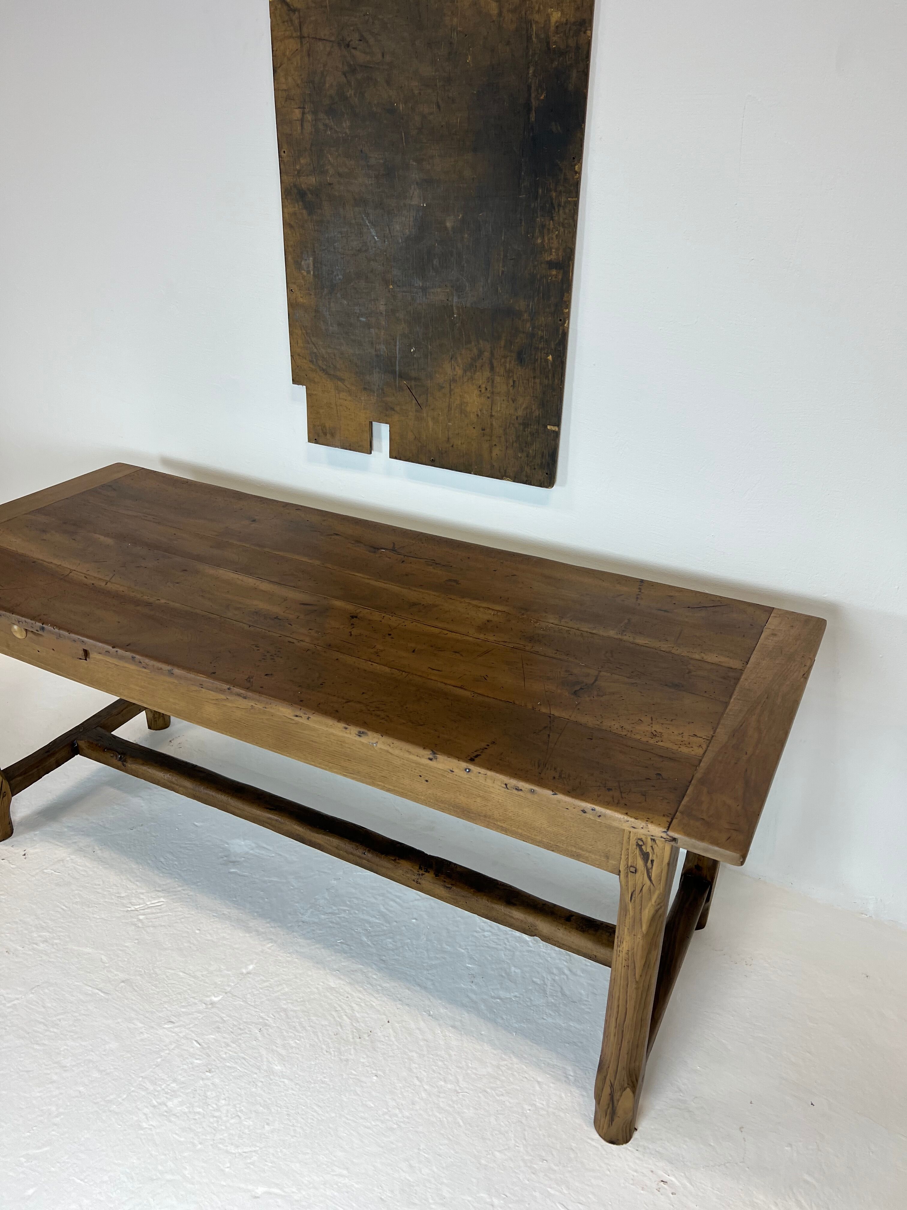 Old oak farmhouse table, 20s