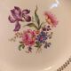 Ensemble de six assiettes vintages faïence de Gien modèle fleuri