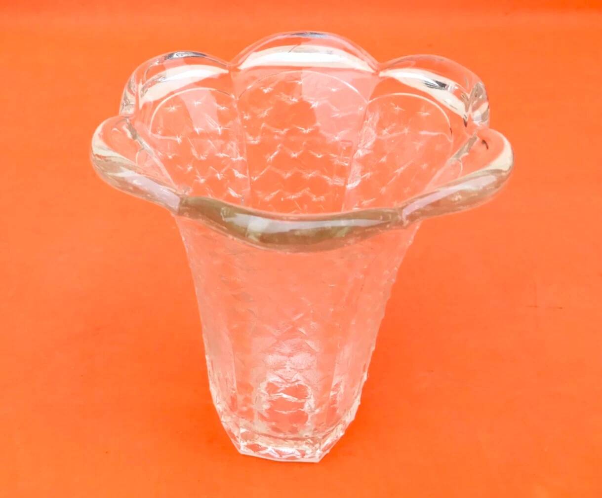 Art Deco Style Vase Glassware from Scailmont, Belgium