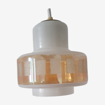 Opaline ceiling lamp 50/60s