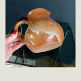 Round sandstone pitcher