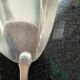 Cutlery to serve silver metal and horn
