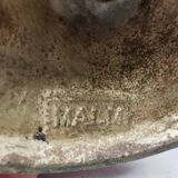 A set of vintage brass candlesticks, made by MALM Denmark in the 1960-70s.