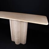 Vintage console in travertine