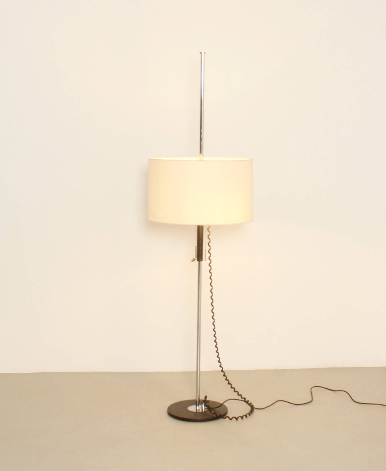 Floor lamp with adjustable shade, Spain, 1960s
