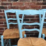 Set of 4 wooden chairs