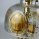 1960's 1970's brutalist ceiling lamp pendant lamp brass & murano glass