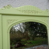 Solid oak framed mirror 77x120