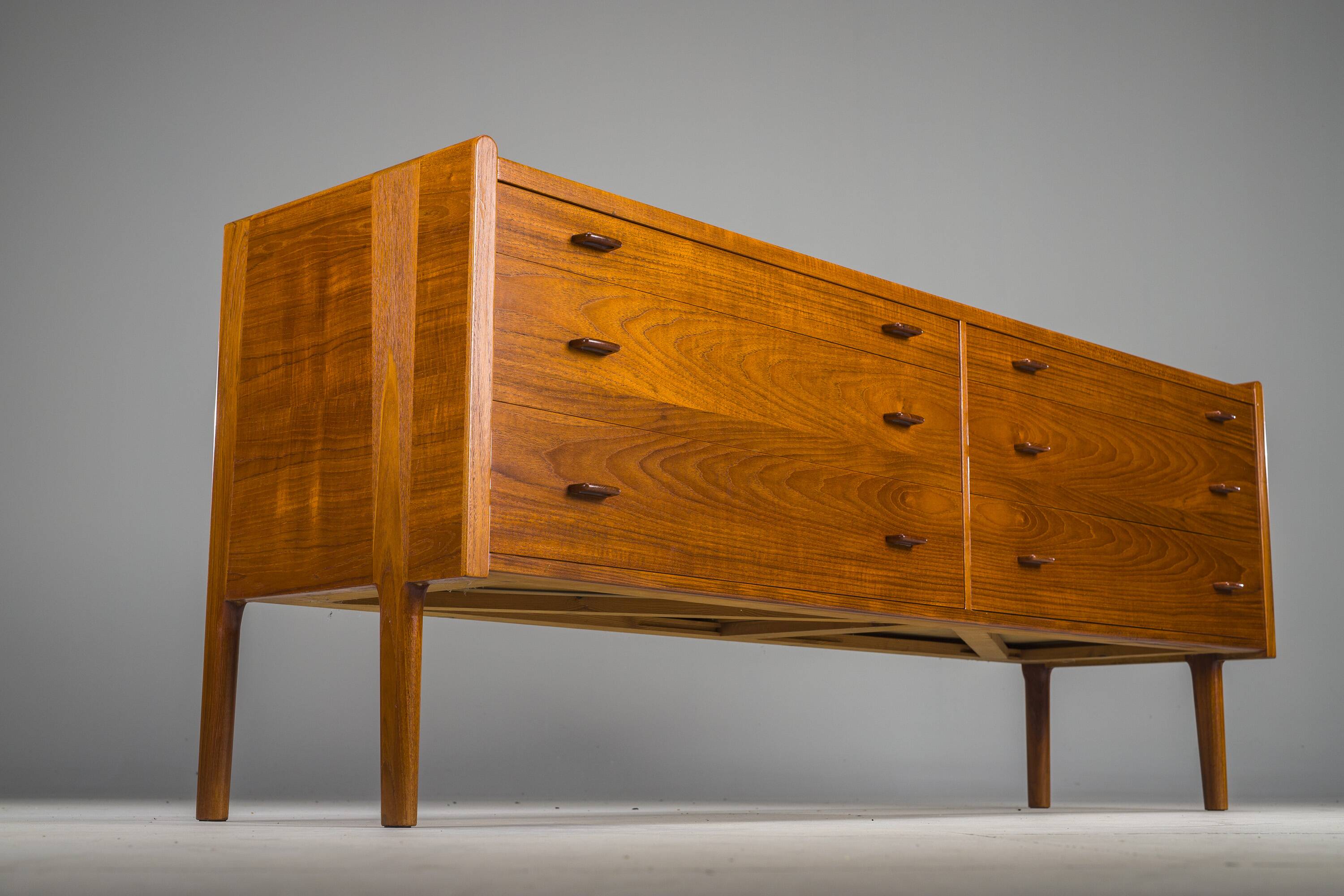 Teak sideboard by Hans J. Wegner for Ry Furniture, 1959
