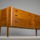 Teak sideboard by Hans J. Wegner for Ry Furniture, 1959