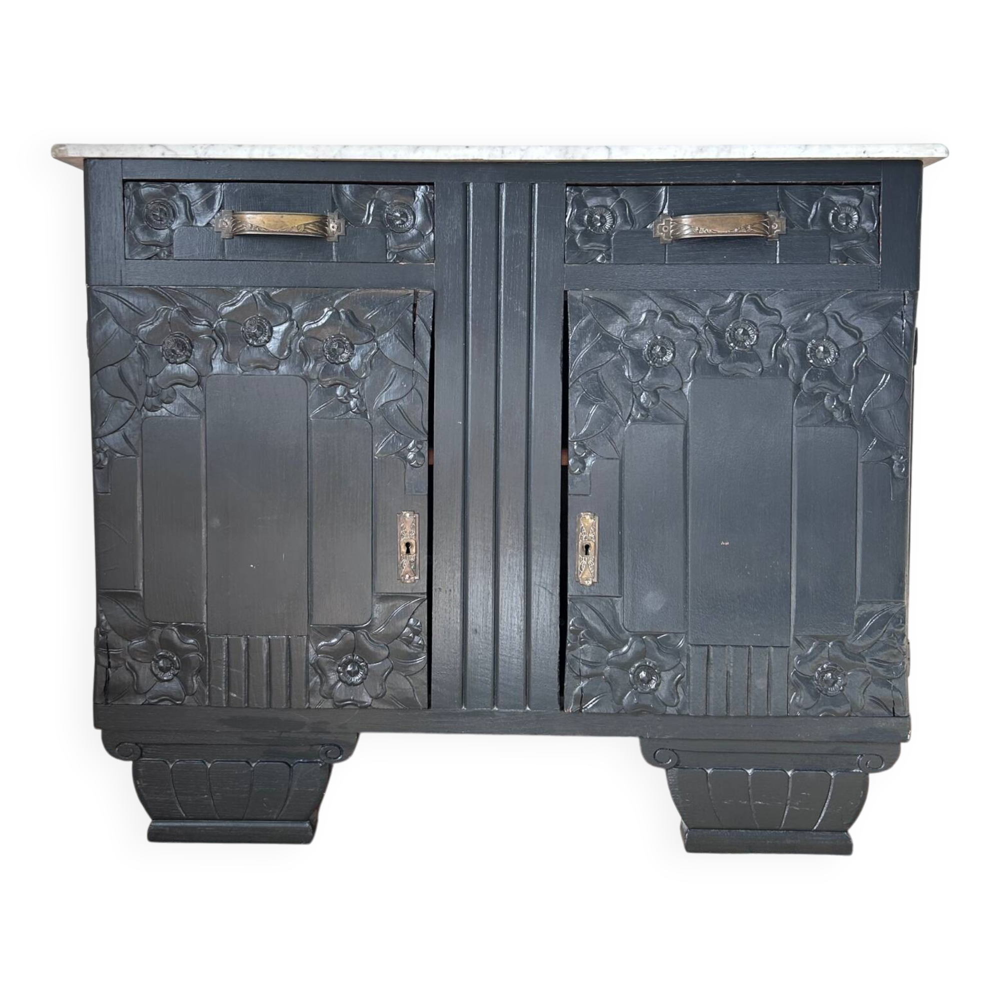 Commode art déco en chêne